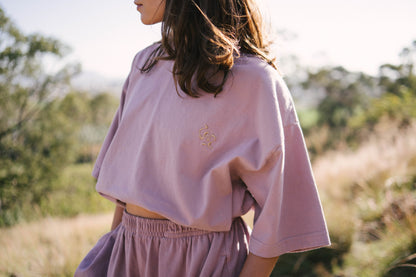 Playera aura dusty rose