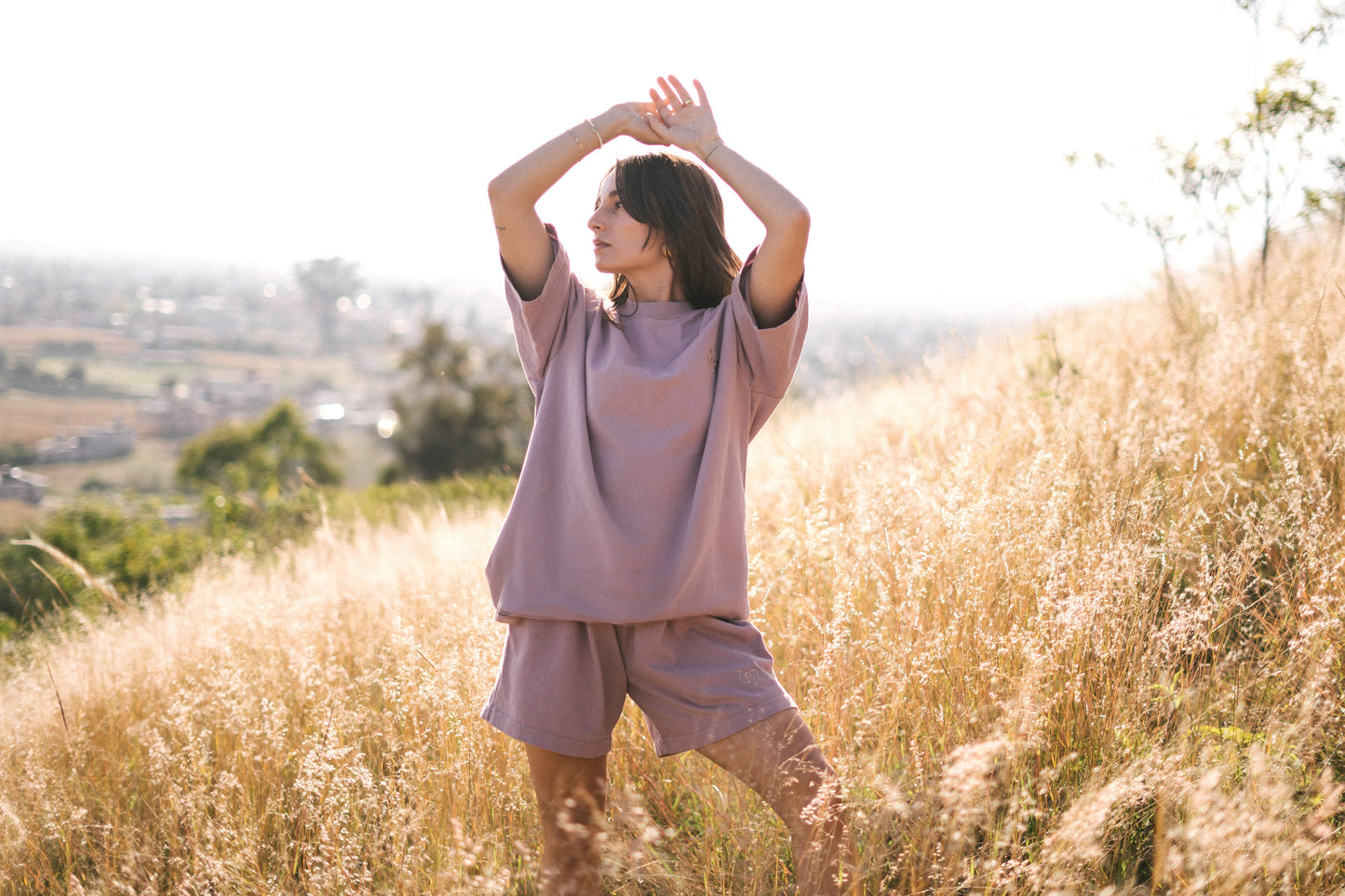 Playera aura dusty rose