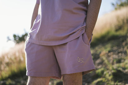 Short aura dusty rose